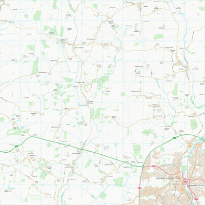 UK Topographic Maps East Hertfordshire District (TL42) digital map