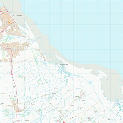UK Topographic Maps East Lindsey District (TA30) digital map