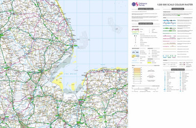 UK Topographic Maps East Lindsey District (TF) digital map