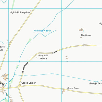 UK Topographic Maps East Lindsey District (TF27) digital map