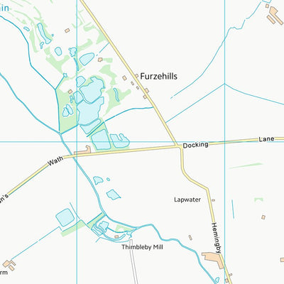 UK Topographic Maps East Lindsey District (TF27) digital map