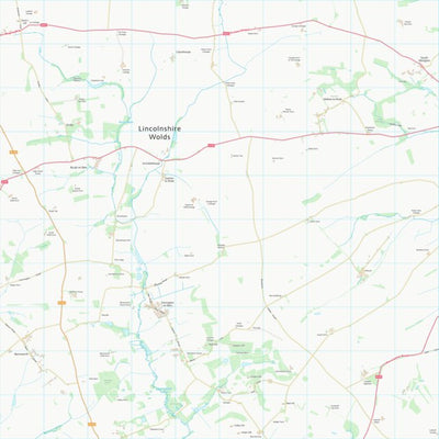 UK Topographic Maps East Lindsey District (TF28) digital map