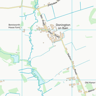 UK Topographic Maps East Lindsey District (TF28) digital map