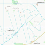 UK Topographic Maps East Lindsey District (TF37) digital map