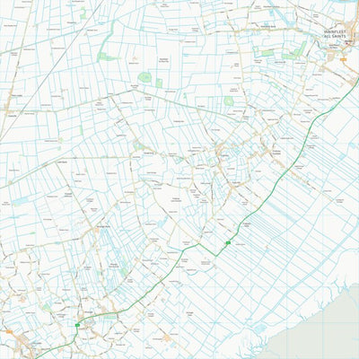 UK Topographic Maps East Lindsey District (TF45) digital map