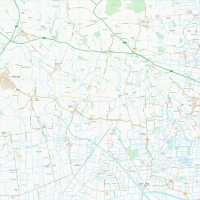 UK Topographic Maps East Lindsey District (TF46) digital map