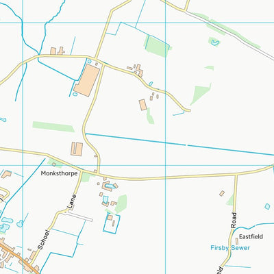 UK Topographic Maps East Lindsey District (TF46) digital map