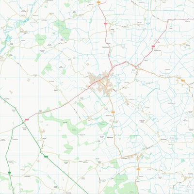 UK Topographic Maps East Lindsey District (TF47) digital map