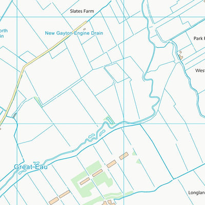 UK Topographic Maps East Lindsey District (TF48) digital map