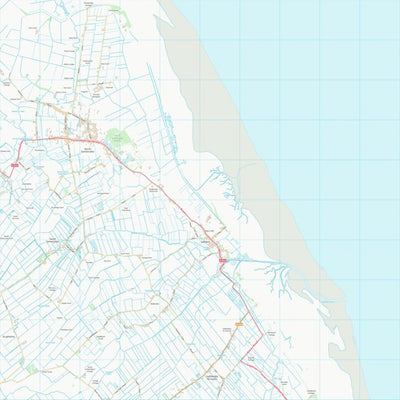 UK Topographic Maps East Lindsey District (TF49) digital map