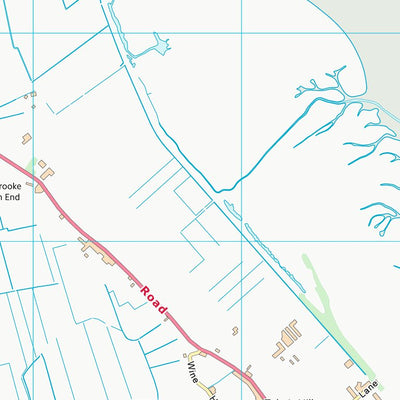UK Topographic Maps East Lindsey District (TF49) digital map