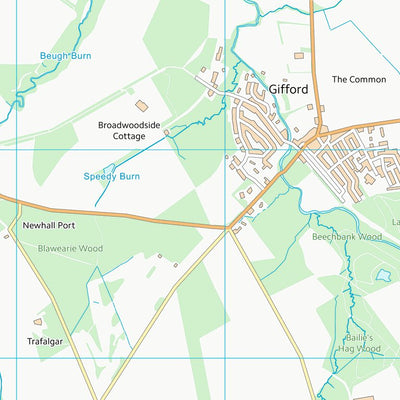 UK Topographic Maps East Lothian (NT56) digital map