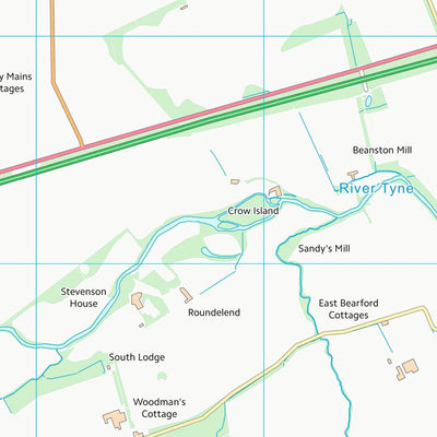 UK Topographic Maps East Lothian (NT57) digital map
