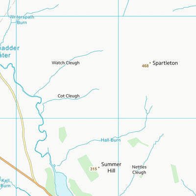 UK Topographic Maps East Lothian (NT66) digital map