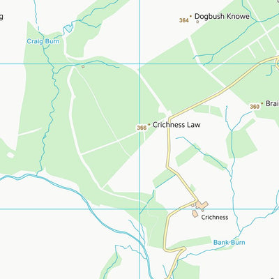 UK Topographic Maps East Lothian (NT66) digital map