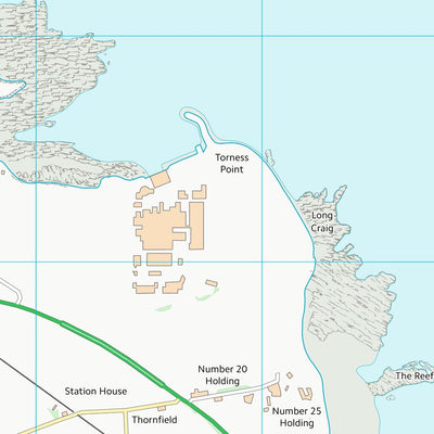 UK Topographic Maps East Lothian (NT77) digital map