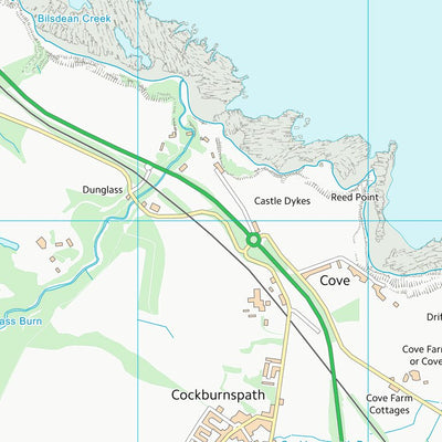UK Topographic Maps East Lothian (NT77) digital map