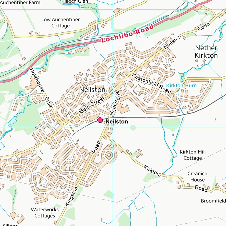 East Renfrewshire (NS45) Map by UK Topographic Maps | Avenza Maps