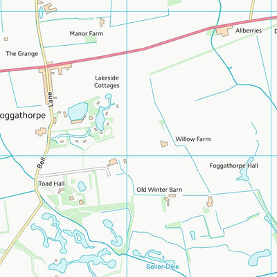UK Topographic Maps East Riding of Yorkshire (SE73) digital map