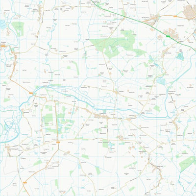 UK Topographic Maps East Riding of Yorkshire (SE74) digital map