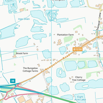 UK Topographic Maps East Riding of Yorkshire (SE83) digital map