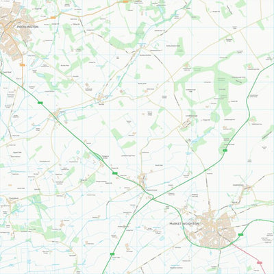 UK Topographic Maps East Riding of Yorkshire (SE84) digital map