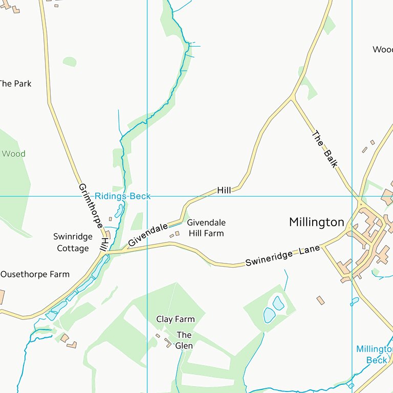 East Riding of Yorkshire (SE85) Map by UK Topographic Maps | Avenza Maps