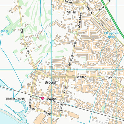UK Topographic Maps East Riding of Yorkshire (SE92) digital map