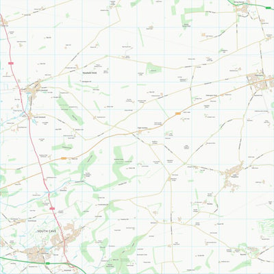 UK Topographic Maps East Riding of Yorkshire (SE93) digital map