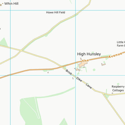 UK Topographic Maps East Riding of Yorkshire (SE93) digital map