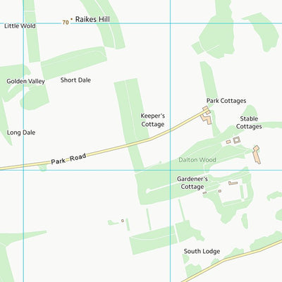 UK Topographic Maps East Riding of Yorkshire (SE94) digital map