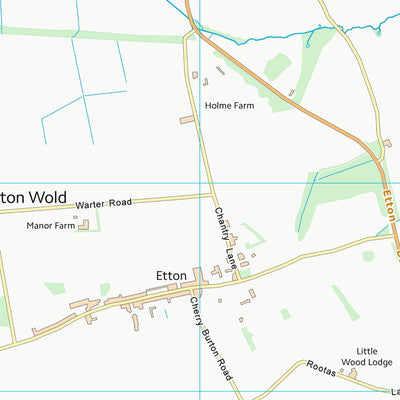 UK Topographic Maps East Riding of Yorkshire (SE94) digital map