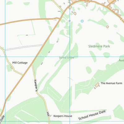 UK Topographic Maps East Riding of Yorkshire (SE96) digital map
