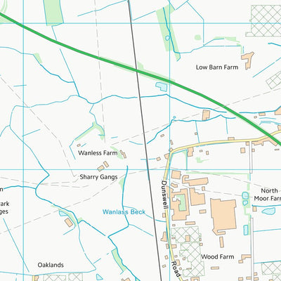 UK Topographic Maps East Riding of Yorkshire (TA03) digital map