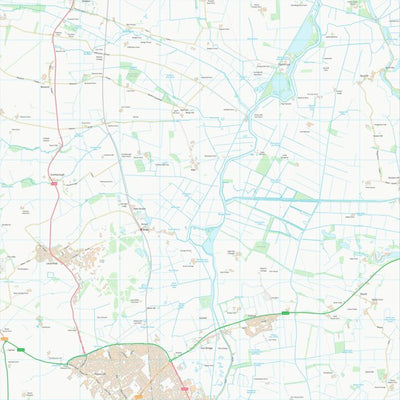 UK Topographic Maps East Riding of Yorkshire (TA04) digital map