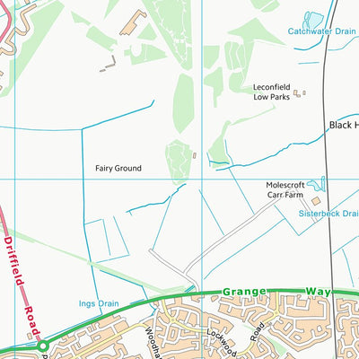 UK Topographic Maps East Riding of Yorkshire (TA04) digital map
