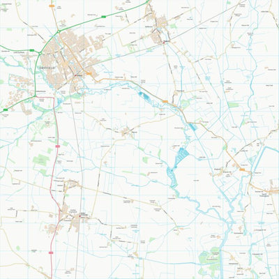 UK Topographic Maps East Riding of Yorkshire (TA05) digital map