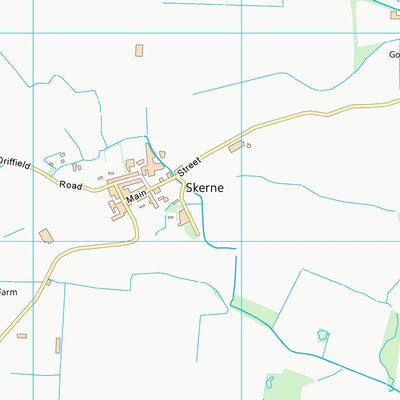 UK Topographic Maps East Riding of Yorkshire (TA05) digital map
