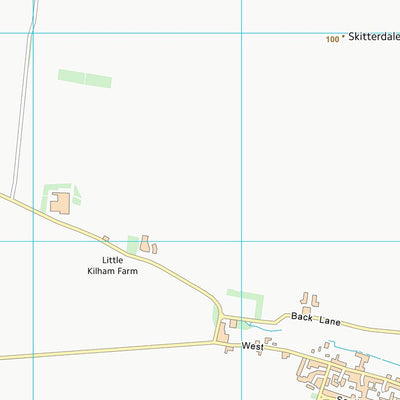 UK Topographic Maps East Riding of Yorkshire (TA06) digital map