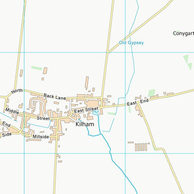 UK Topographic Maps East Riding of Yorkshire (TA06) digital map