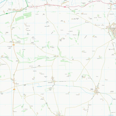UK Topographic Maps East Riding of Yorkshire (TA07) digital map