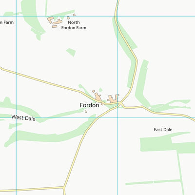 UK Topographic Maps East Riding of Yorkshire (TA07) digital map