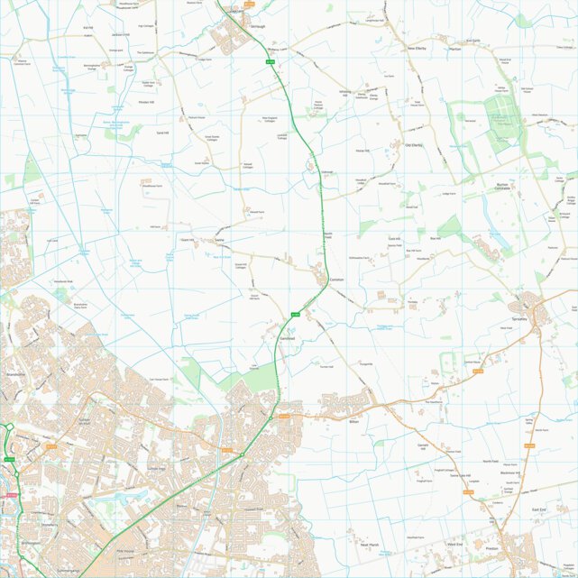 East Riding of Yorkshire (TA13) Map by UK Topographic Maps | Avenza Maps