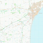 UK Topographic Maps East Riding of Yorkshire (TA16) digital map