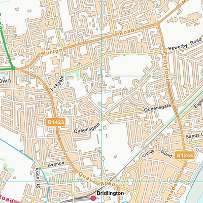 UK Topographic Maps East Riding of Yorkshire (TA16) digital map