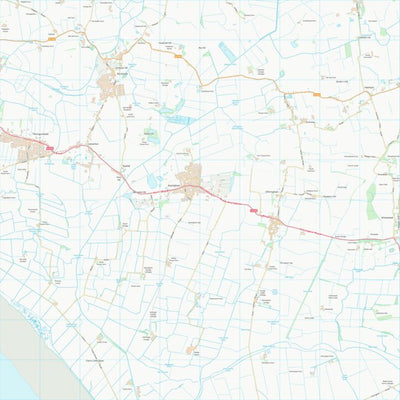 UK Topographic Maps East Riding of Yorkshire (TA22) digital map