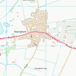 UK Topographic Maps East Riding of Yorkshire (TA22) digital map