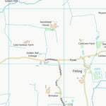 UK Topographic Maps East Riding of Yorkshire (TA23) digital map