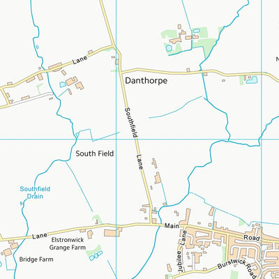 UK Topographic Maps East Riding of Yorkshire (TA23) digital map