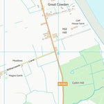 UK Topographic Maps East Riding of Yorkshire (TA24) digital map